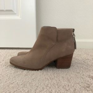 Sole Society Ankle Booties with Back Zipper
